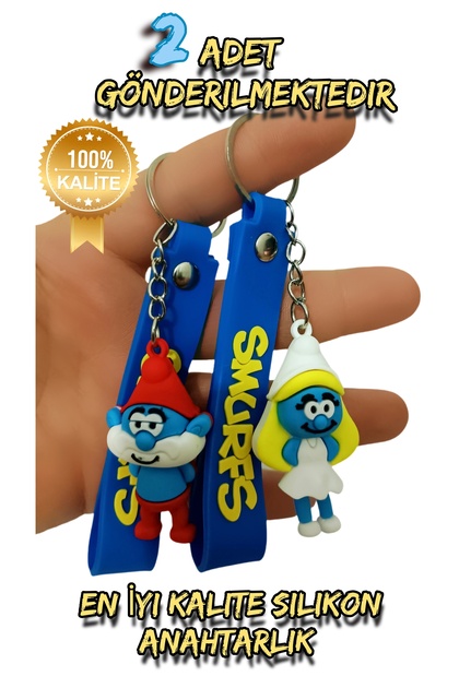 Cartoon Character Keychain Best Quality 2 Pieces