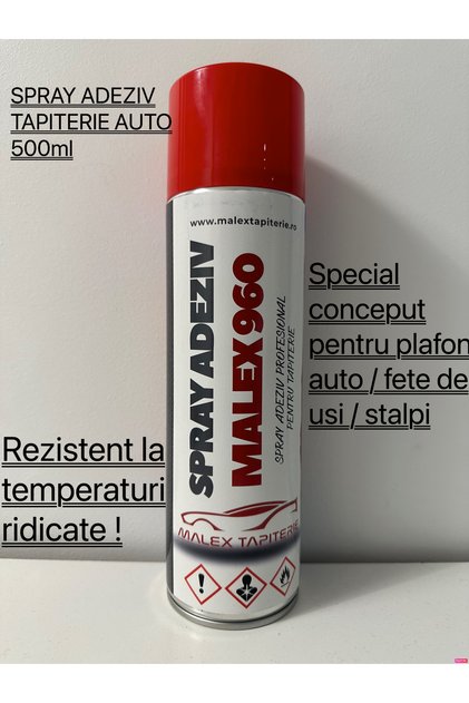 Spray adeziv pentru tapițerie, material pentru plafonul auto / orice tapițerie auto