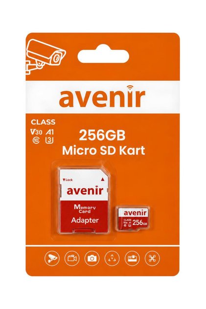 256GB U3 V30 A1 Ultra Hızlı Micro SD Kart