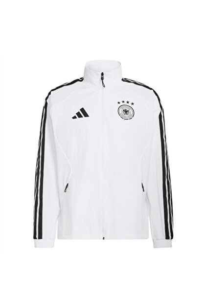 adidas Almanya Home Anthem Erkek Beyaz Dik Yaka Ceket JZ9339