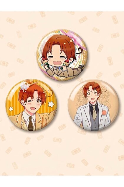Fivy 3'lü Hetalia Feliciano Rozet Seti - Fiyatı, Yorumları