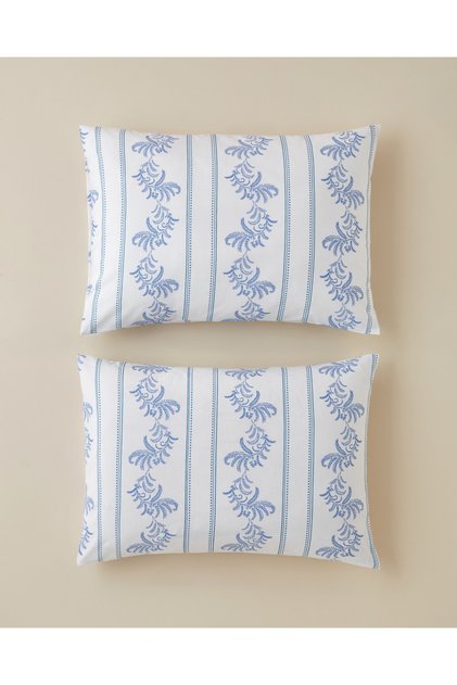Allure Easy-Iron 2-Piece Pillowcase 50X70 cm Blue
