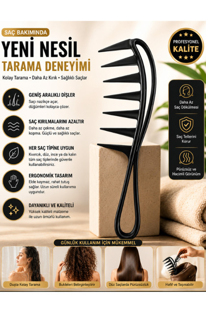 Wax Tarak Mucizevi Tarak Saç Şekillendirici Tarak Saç Şekillendirme Seti Sihirli Tarak Saç Fırçası ve Tarak Kıvırcık Saç Tarağı Hacim Tarağı Profesyonellerin Tercihi Tarak Seti