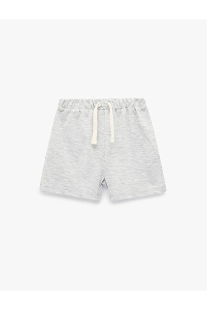 Beli Lace-Up Regular Fit Cotton Shorts