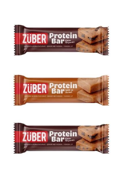 Protein Bar Yeni Deneme Paketi 35g x 3 Adet (Kakao Parçacıklı, Sütlü Hurmalı)