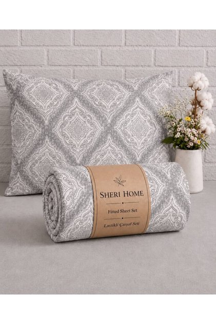 Lastikli Çarşaf Seti %100 Pamuk Yumuşak Dokulu-Kaymaz Tam Geçmeli Fitted Sheet –Premium Pamuk 120x200/ 180x200 / 200x200