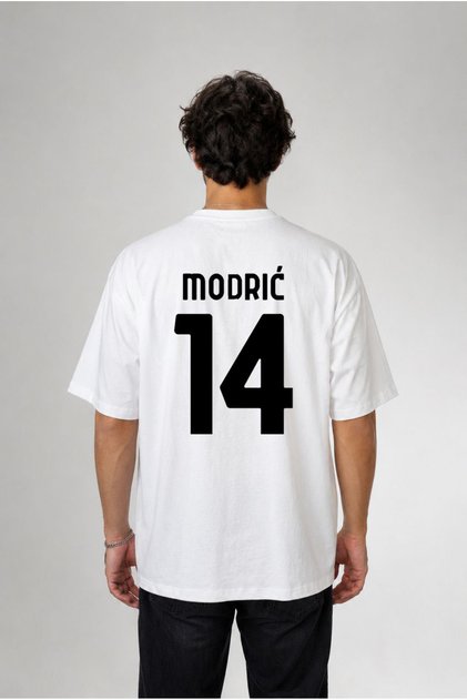 Croatia World Cup Luka Modric Printed Cotton White T-Shirt T-Shirt