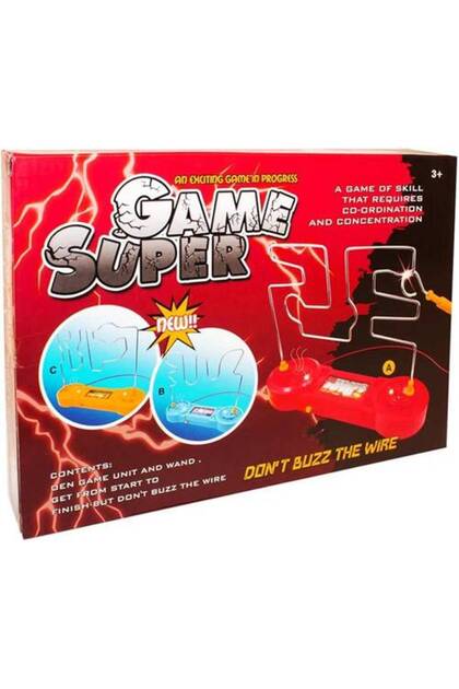 Nerve Challenge Game - Small Size - Balance hand movement, without touching the iron path!