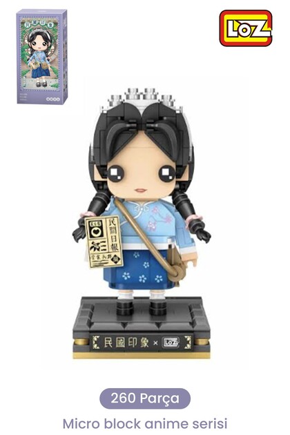 Micro Anime Series 1556 Model 260 Pieces Decorative Toy Building Set Building Block