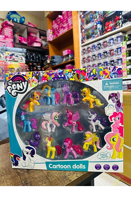 Genel Markalar My Little Pony Unicorn 12 Li Oyuncak Seti 5 Cm