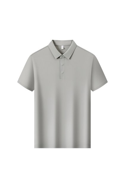 Arw86199 Seri̇ntutan--High Quality Snap Fastener Polyamide Polo Collar Tshirt