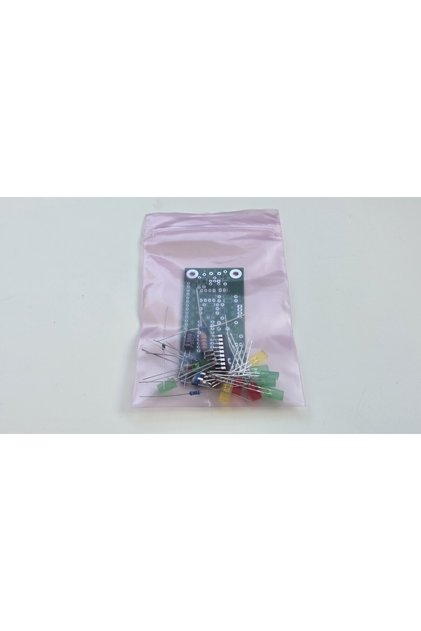 Kit VU-metru audio cu LM3915 – 10 LED