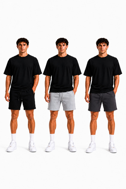 Pantaloni scurți sport de vară pentru bărbați, din bumbac, cu buzunare, elastici, confortabili, pentru zi cu zi