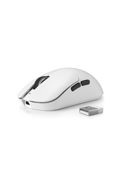 Scout 12.000DPI PAW3311 Triple Mode (Kablolu/Bluetooth/2.4G) Beyaz Gaming Mouse