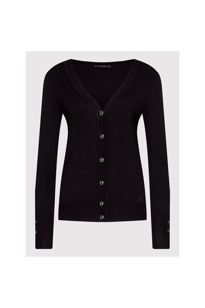 Cardigan de damă W2YR33Z2V62 Negru