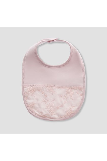 Baby Bib with Embroidered Design