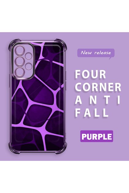 Samsung Galaxy A32 4g Compatible Transparent Back Four Corners Reinforced Impact Protection Silicone Case