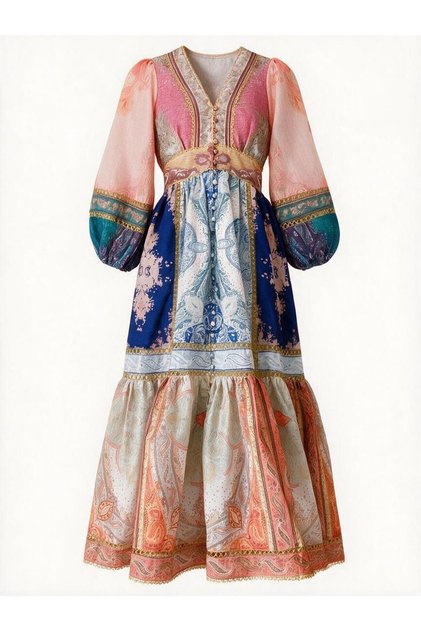 Feya Bohemian Cotton Dress