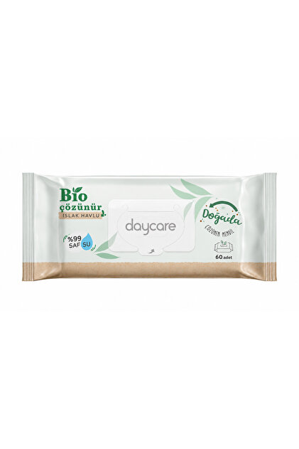 Biodegradable Wet Towel 99% Pure Water 60 Sheets Suitable for Sensitive Skin