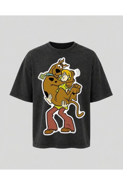 Scoopy Printed Washable Relaxed Fit Unisex T-Shirt