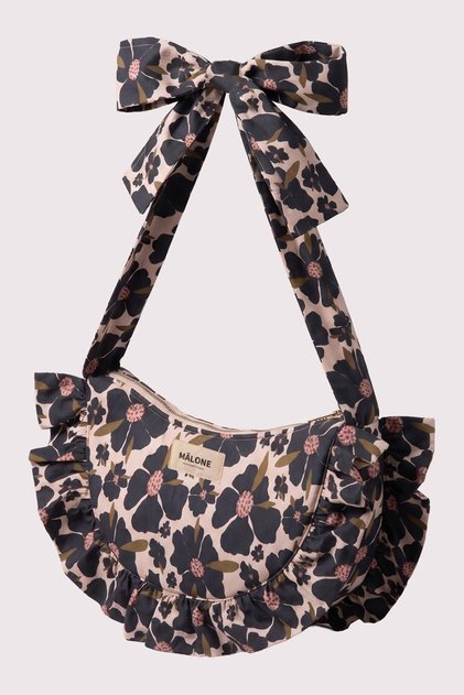 Twilight Bloom Ruffle Crossbody