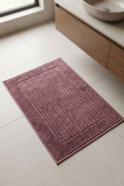 La Notte Solid Color 50X70 Towel Mat Lilac