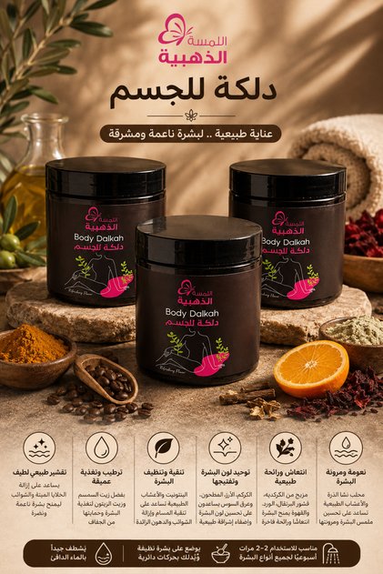 Body Dalkah 500 gm - 3 Packs