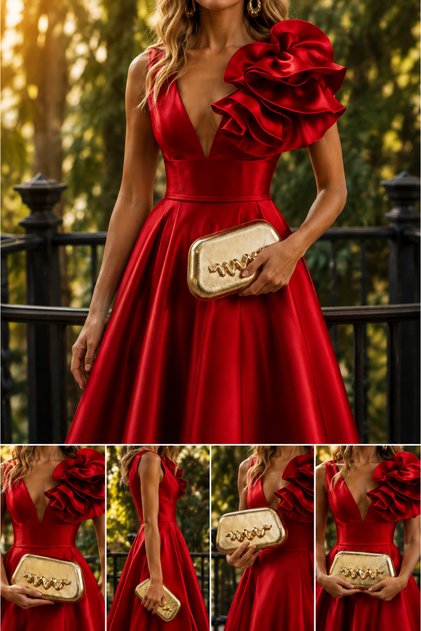 Γυναικεία δερμάτινη μαύρη βραδινή τσάντα με λουράκι αλυσίδας και λουράκι ώμου για γάμο και αρραβώνα