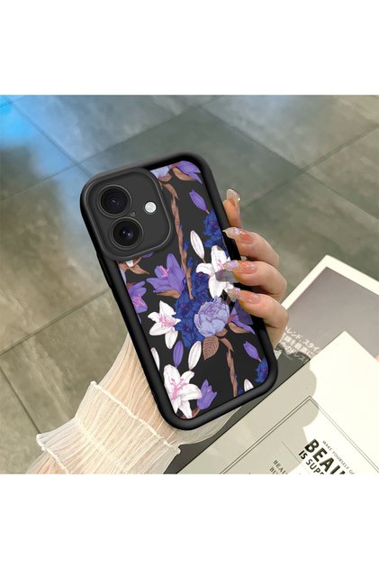 iPhone 17 Compatible Black Silicone Case with Shockproof Camera Protection