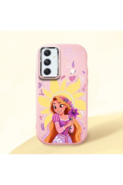 Pink Silicone Case with Shock-Absorbing Camera Protection Compatible with Samsung Galaxy A54