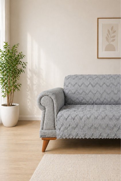 koltuk örtüsü sakallı koltuk kılıfı esnek yıkanabilir 3 kişilik bir adet sofa cover