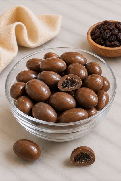 شوكولاتة الحليب بالعنب 250 جرام