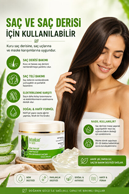 Botaniksan Aloe Vera Jel 100 ml Doal Katksz Fiyat, Yorumlar - Trendyol