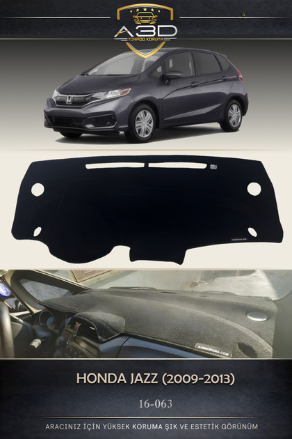 Honda Jazz (2009-2013) Dashboard Protection Cover Towel Cover Carpet Protector Front Accessory