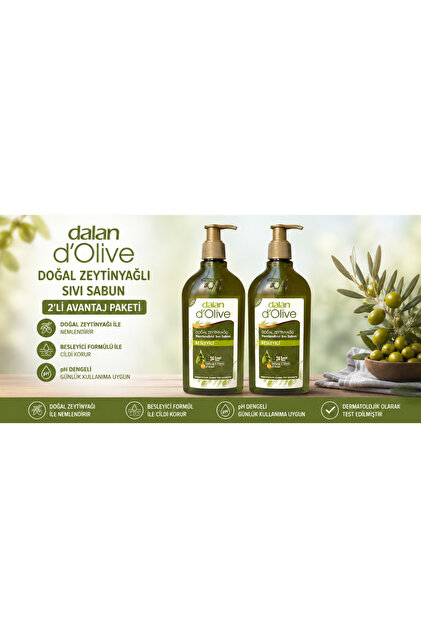 Dalan D'olive Besleyici Sıvı Sabun 400 ml X 2 Adet - Fiyatı, Yorumları
