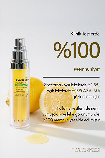 IZEZE LEMON CNA Vita Serum, 30ml | Işıltılı Ciltler İçin C