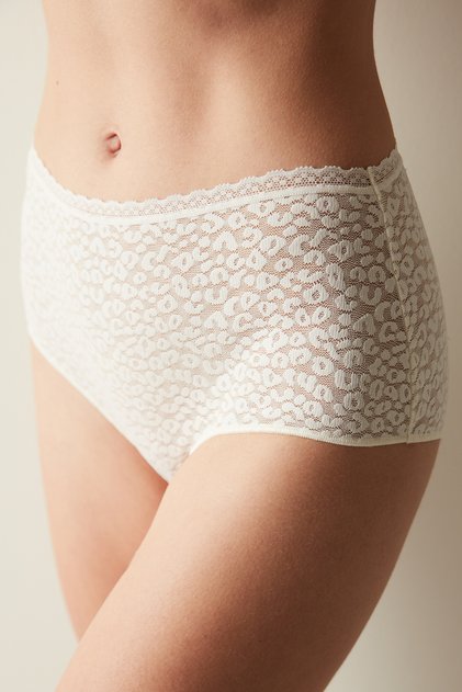 Easy Lace Lace High Waist Slip Panties