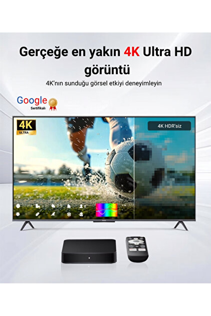 Dcolor® Dcolor GD2 Android 14 Google TV 4K Lisanslı Ultra HD TV