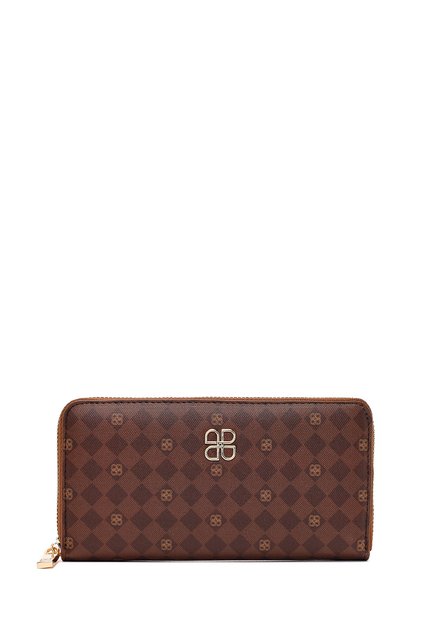 Women's Brown Printed Wallet 000A2D565126