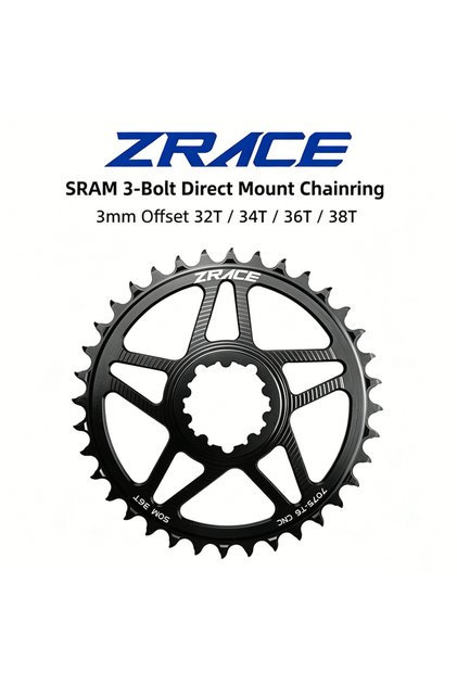32T ZRACE 10s 11s 12s Chainrings, Eagle Tooth 7075AL CNC, Offset 3mm, MTB Chainwheels, for GXP Direc