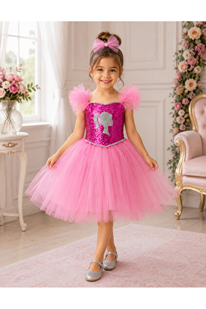barbie birthday party dress Baby Girl Outfit For Toddler Girls Barbie Lavender Tulle Barbie X Tiny SHEIN Women's Elegant Long