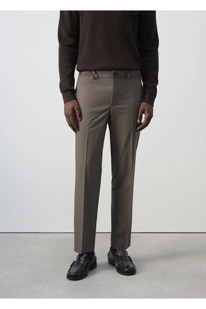 Bologna slim fit crop pantolon
