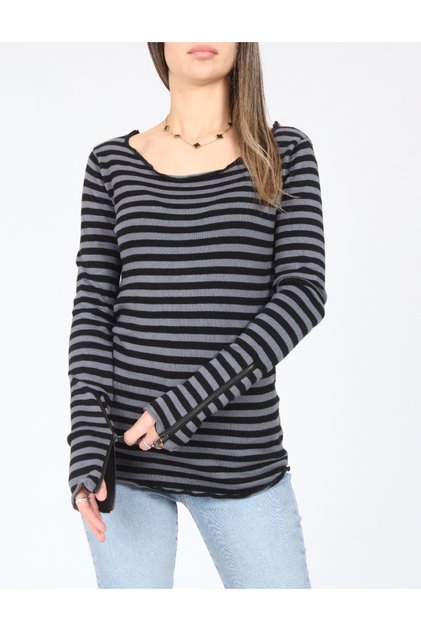 Bluza, gri/negru