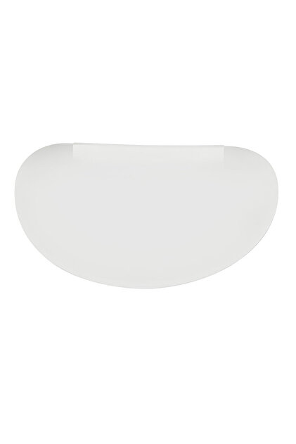 Plastik Oval Hamur Kazıyıcı Beyaz 19x12,5 cm Oval 19x12,5
