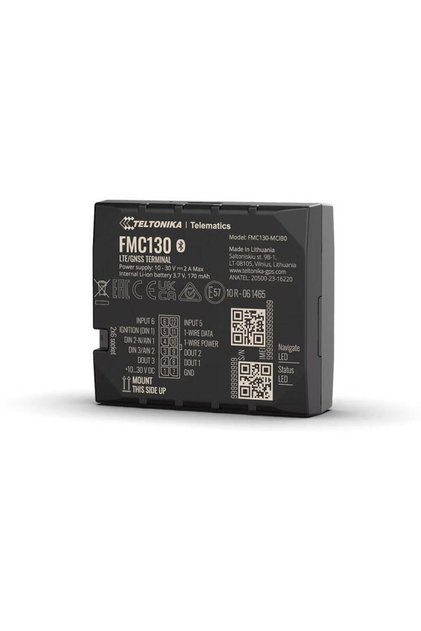 Συσκευή πλοήγησης GPS FMC130, Bluetooth 4.0, LTE CAT1, GSM, 4G, Μαύρο
