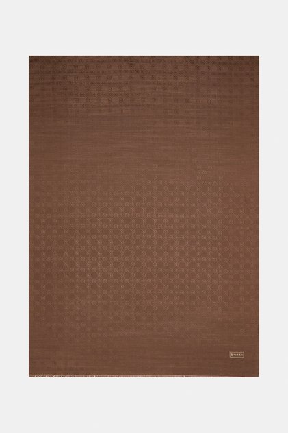 Red Brown Cotton/Silk Shal