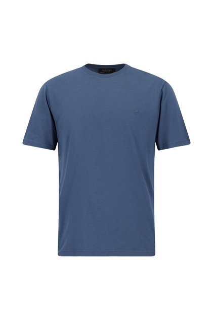 Crew Neck Regular Fit Embroidered Modal Blend T-Shirt