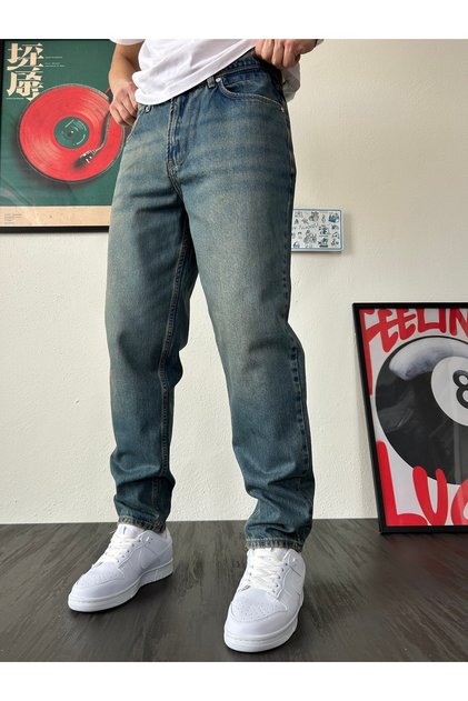 Antique Green Boyfriend Jean K-14