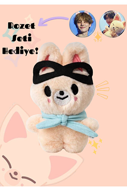 Nsnoona Kapüşonlu (Seungmin) STRAY KİDS Skzoo peluş oyuncak head