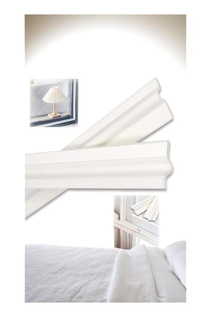 197 Inch/5M Window Weather Stripping Door Seal Strip, White, Draft Stoppers For Bottom Of Doors, Sel